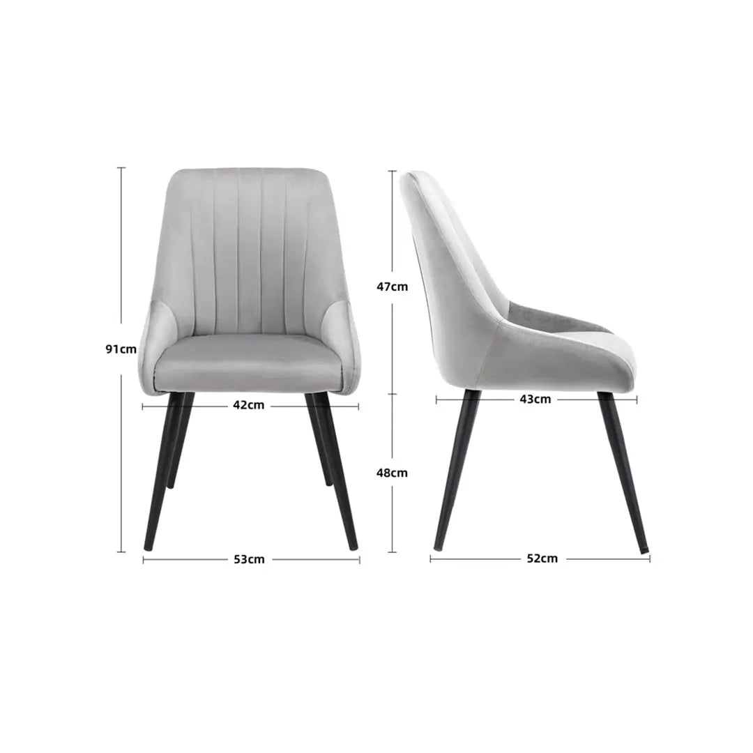 Nico Side Chair - Grey