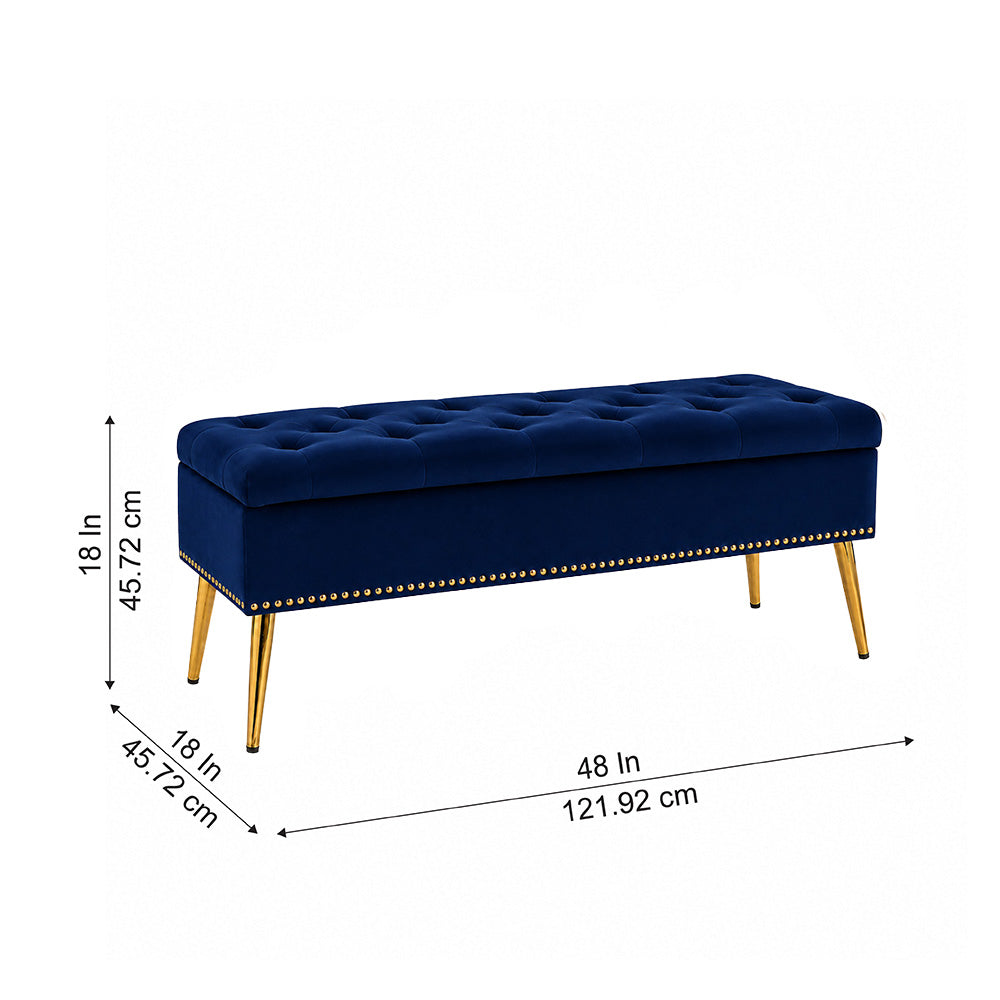 Doe Buck Cove bench|Blue