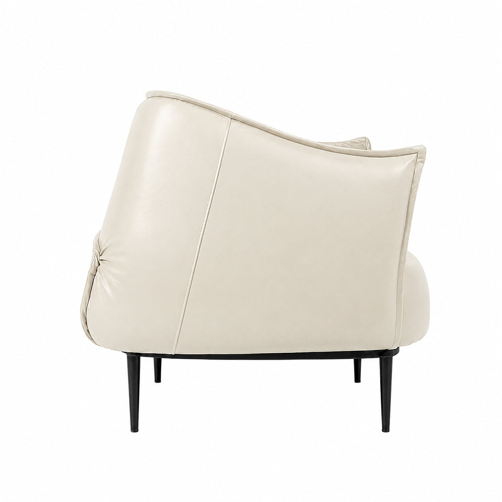 Almeda Lounge Chair| Off-White