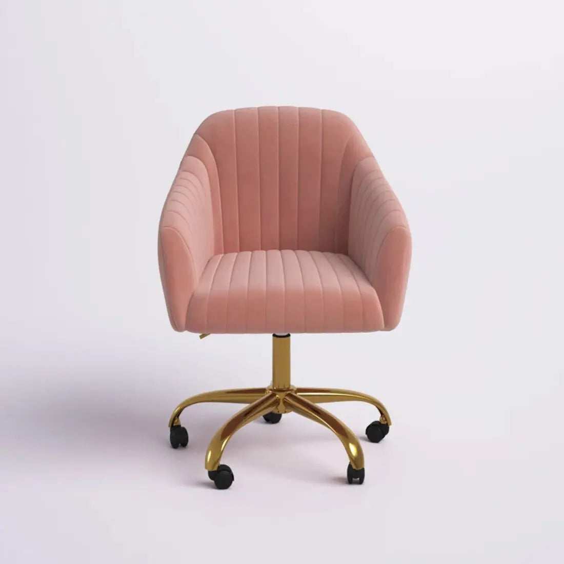 Louise Upholstered Task Chair – Pink