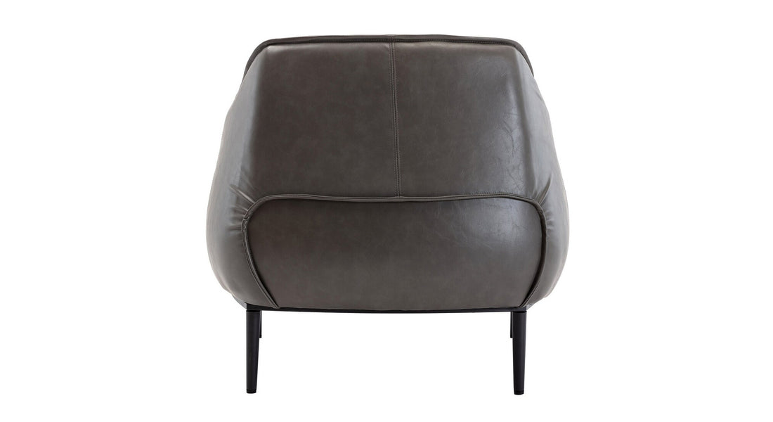 Almeda Accent Chair Grey | Modern Lounge Chair Cement Grey