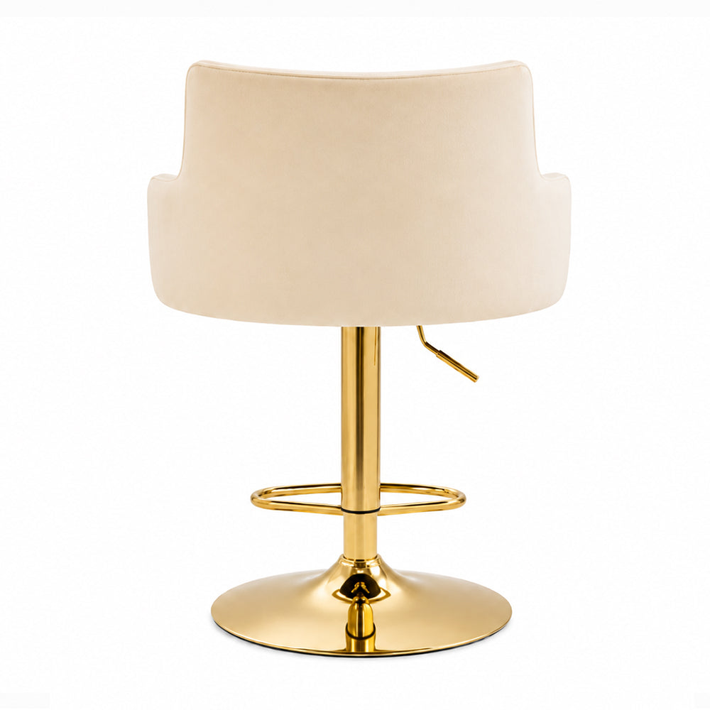 Doe Buck Oliver Barstool|Beige