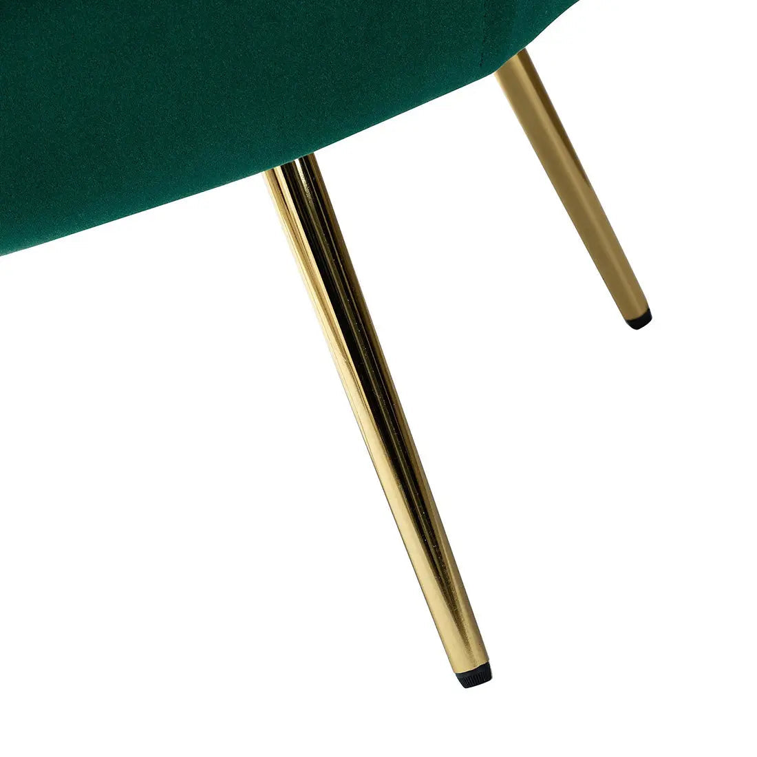 Shell Motif Accent Chair – Green