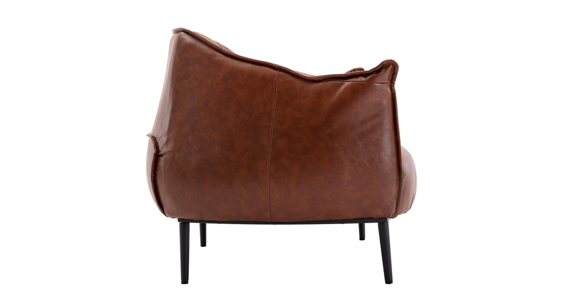 Almeda Accent Chair Tan | Modern Lounge Chair Tan Brown