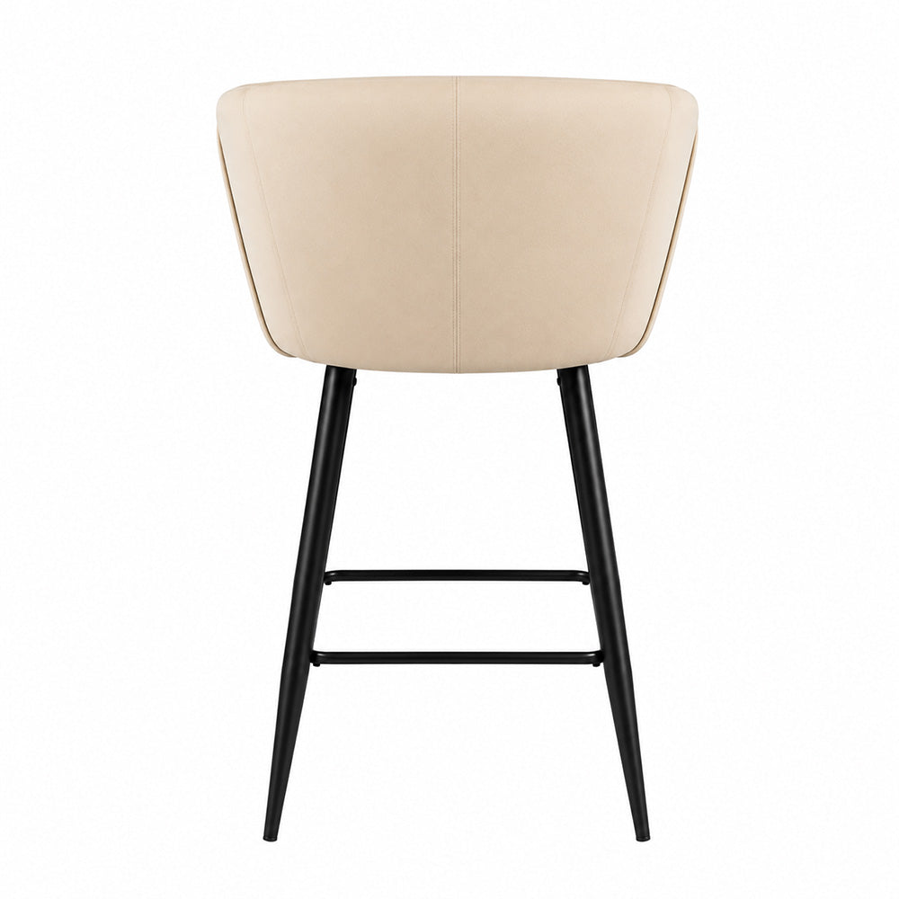 Doe Buck Clea Barstool|Beige