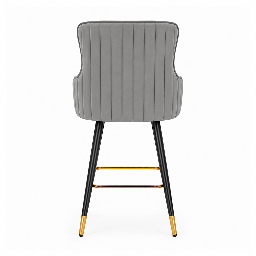 Doe Buck Nolen Barstool|Grey