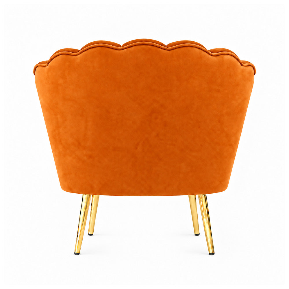 Shell Motif Accent Chair