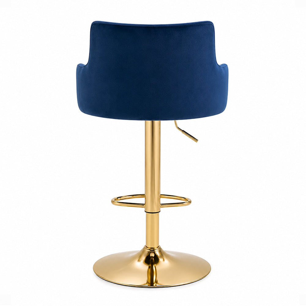 Doe Buck Oliver Barstool|Blue