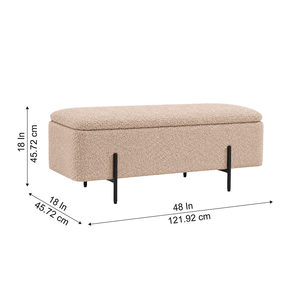 Doe Buck vera bench|Light Brown