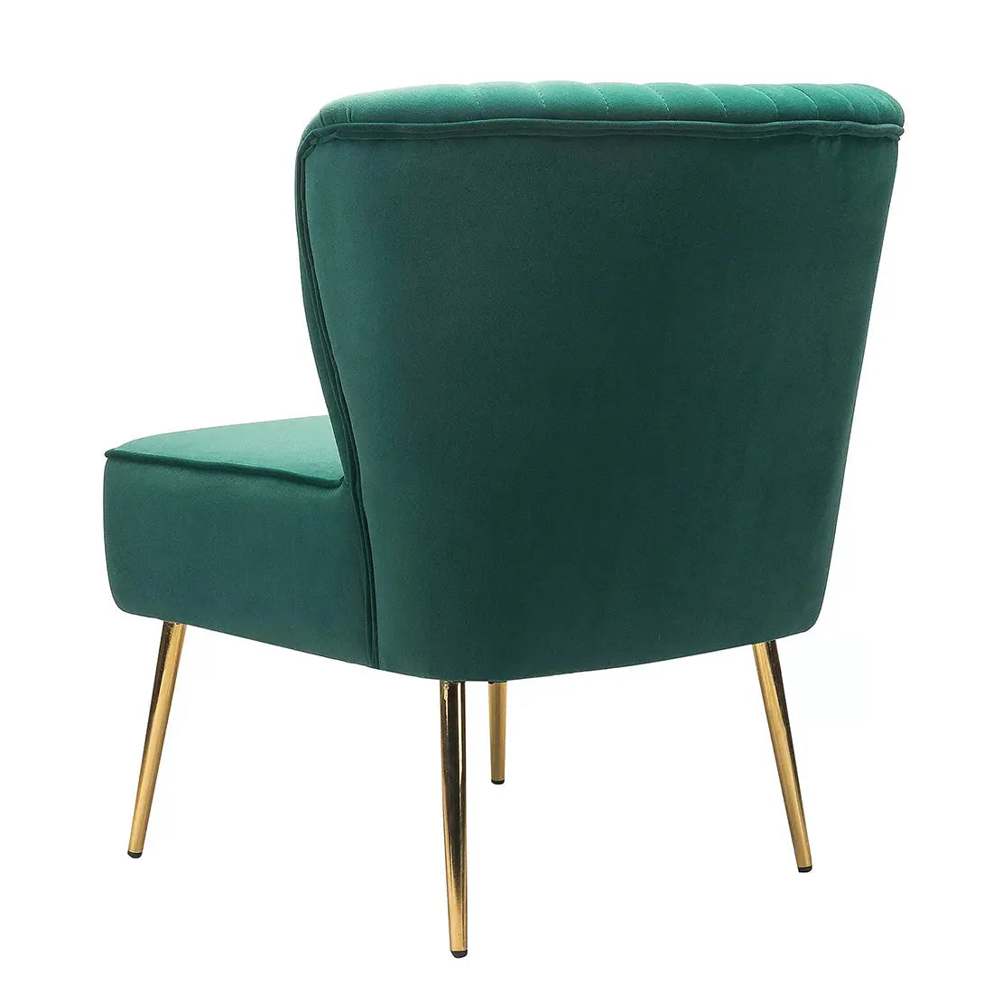Luna Tufted Accent Chair – Sea Green