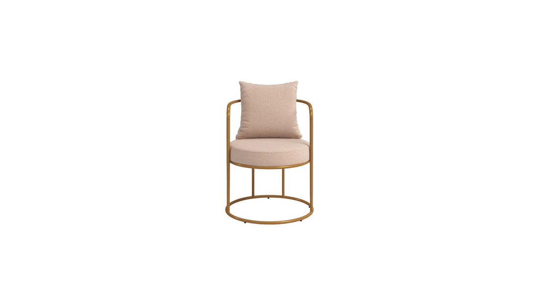 Allex Chair Pink | Minimalist Side Chair Blush Pink
