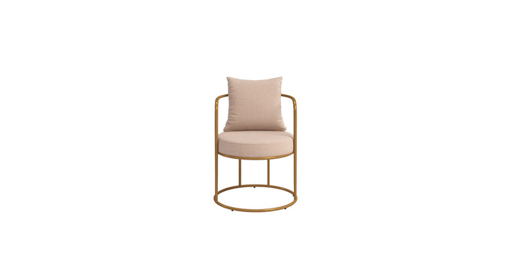 Allex Chair Pink | Minimalist Side Chair Blush Pink