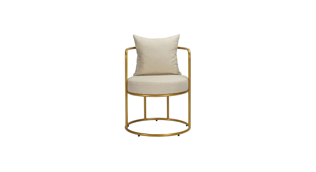 Allex Chair Beige | Minimalist Side Chair Warm Beige