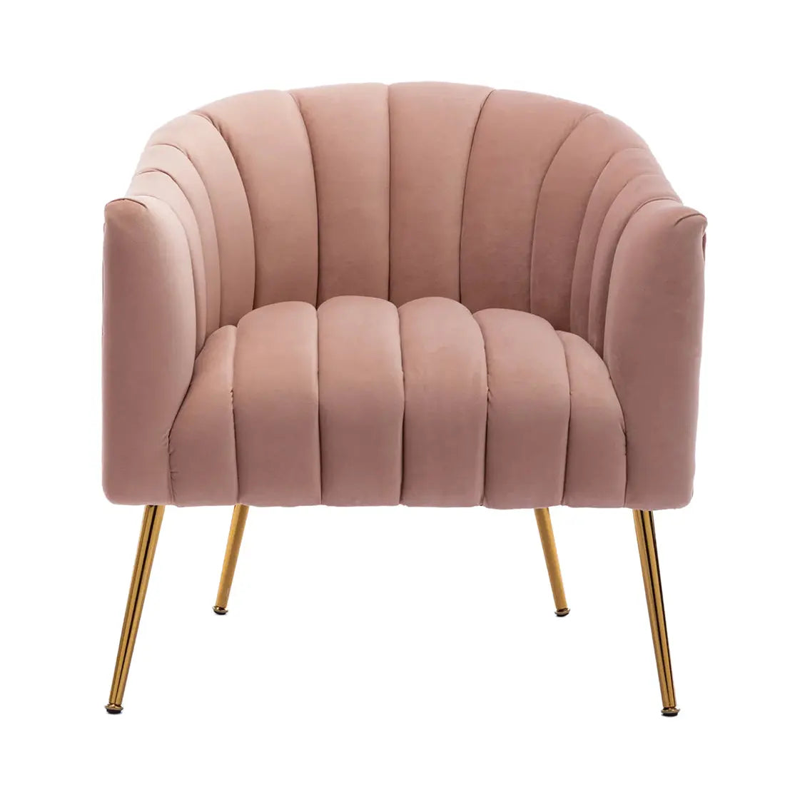 Aurora Velvet Accent Chair – Pink