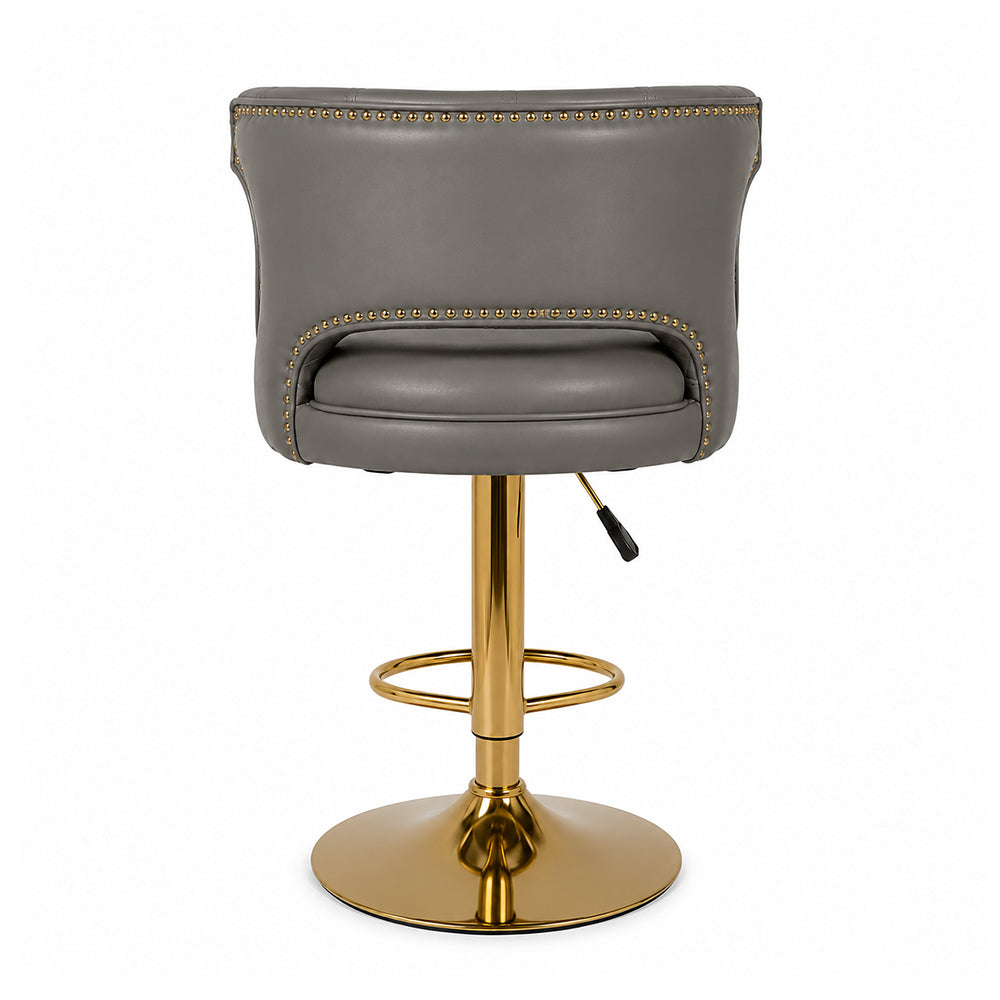 Doe Buck Verona Barstool|Grey