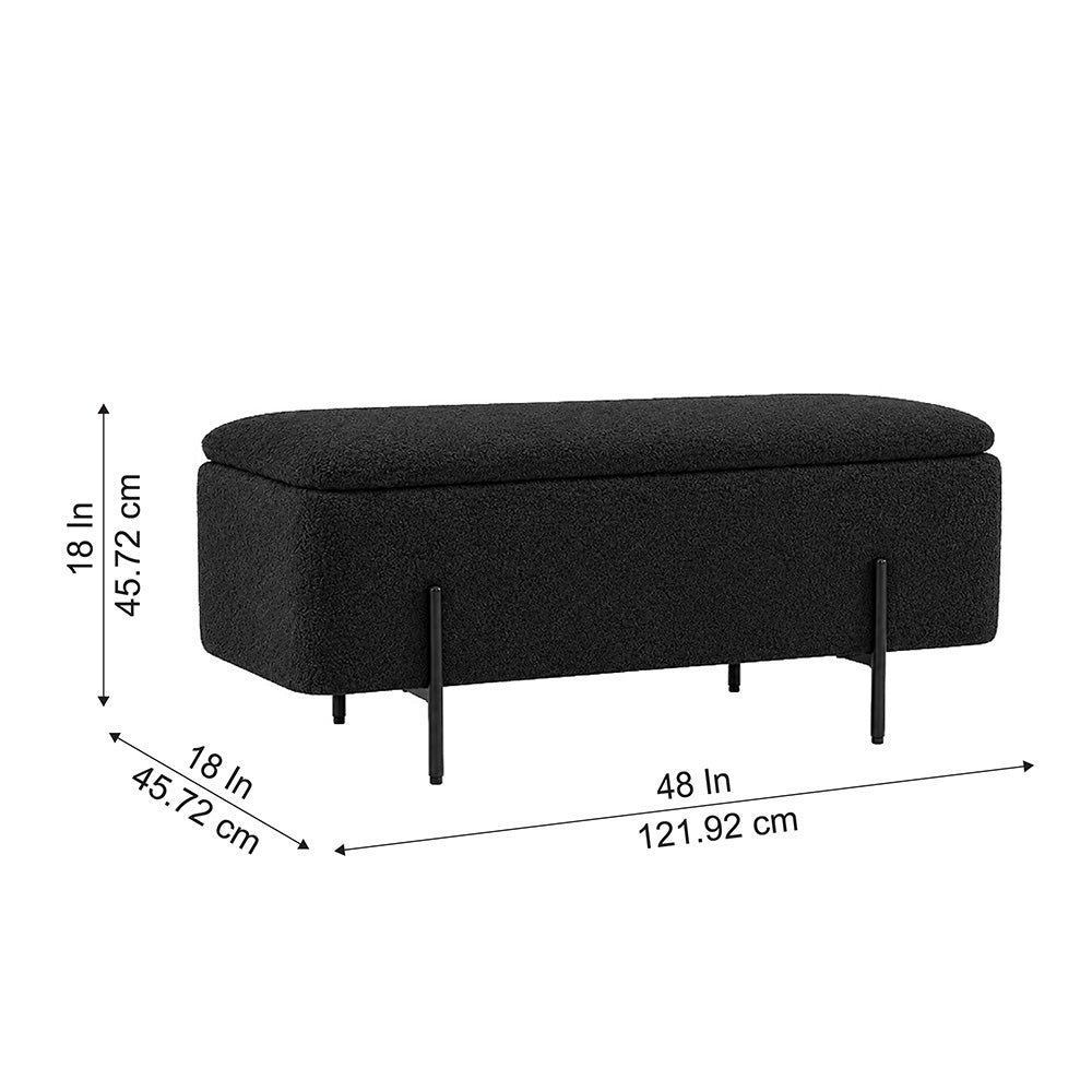 Doe Buck vera bench|Black