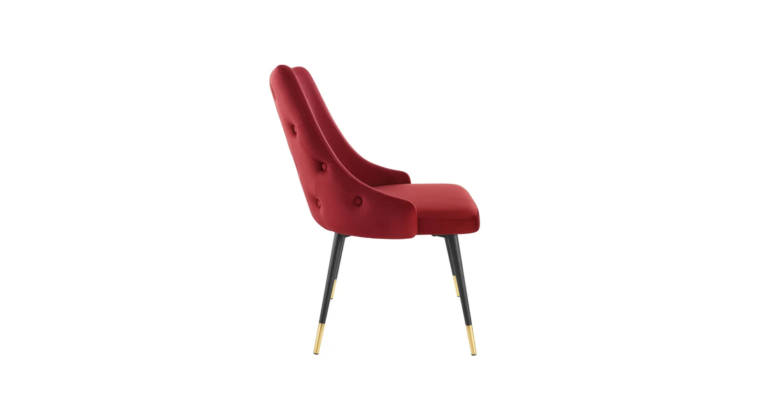 Damone Accent Chair Blue | Cushioned Accent Chair Steel Blue
