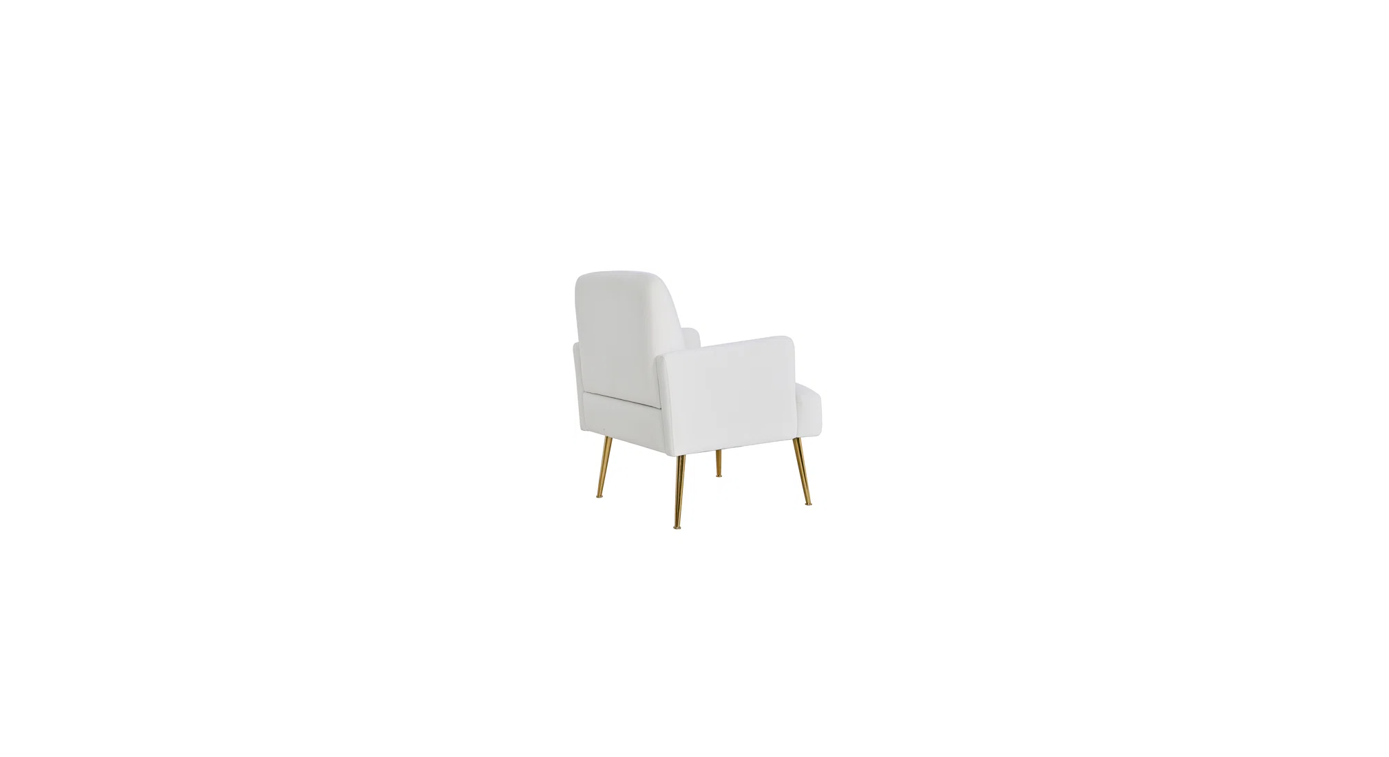 Esme Accent Chair Cream | Modern Upholstered Accent Chair Soft Cream