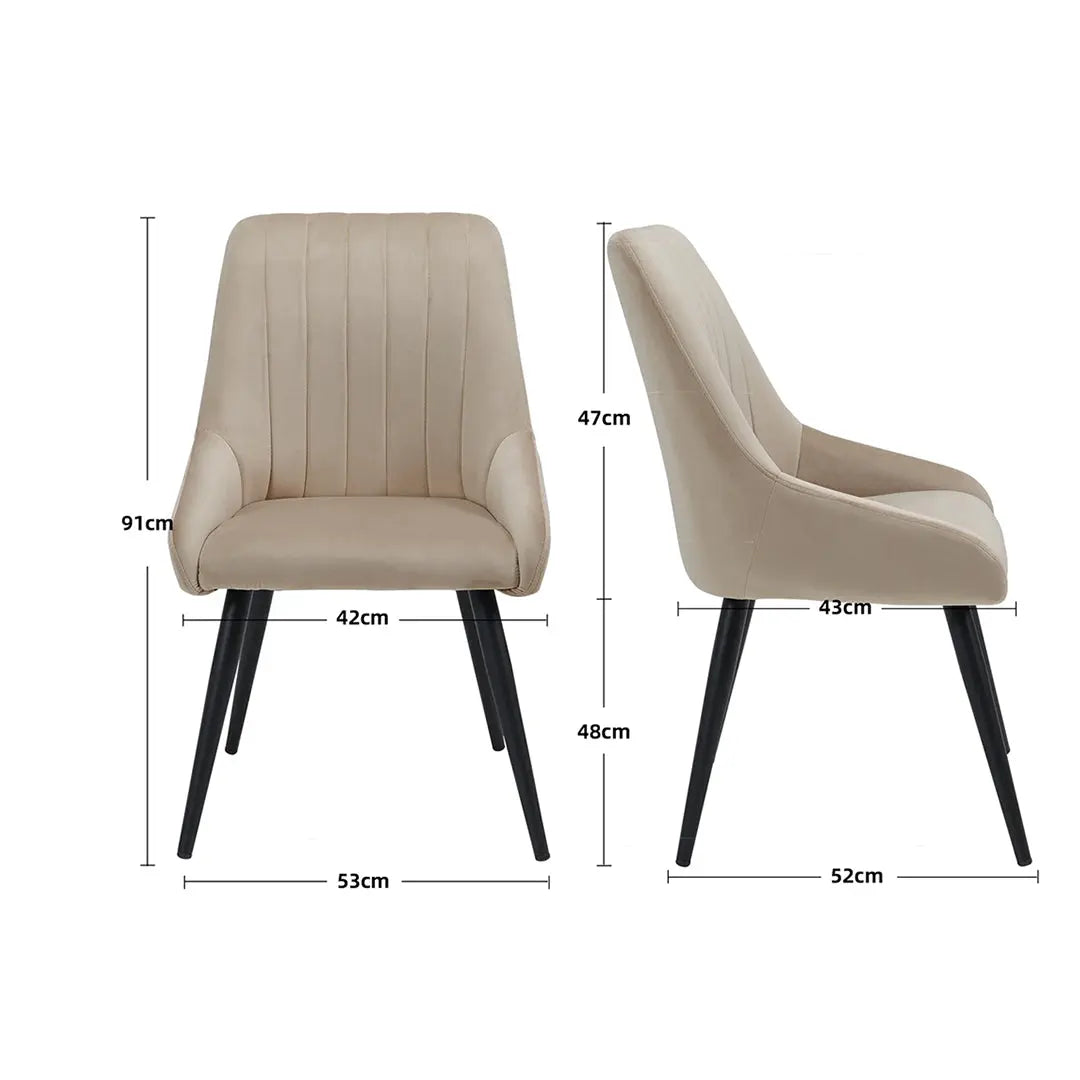 Nico Side Chair - Brown