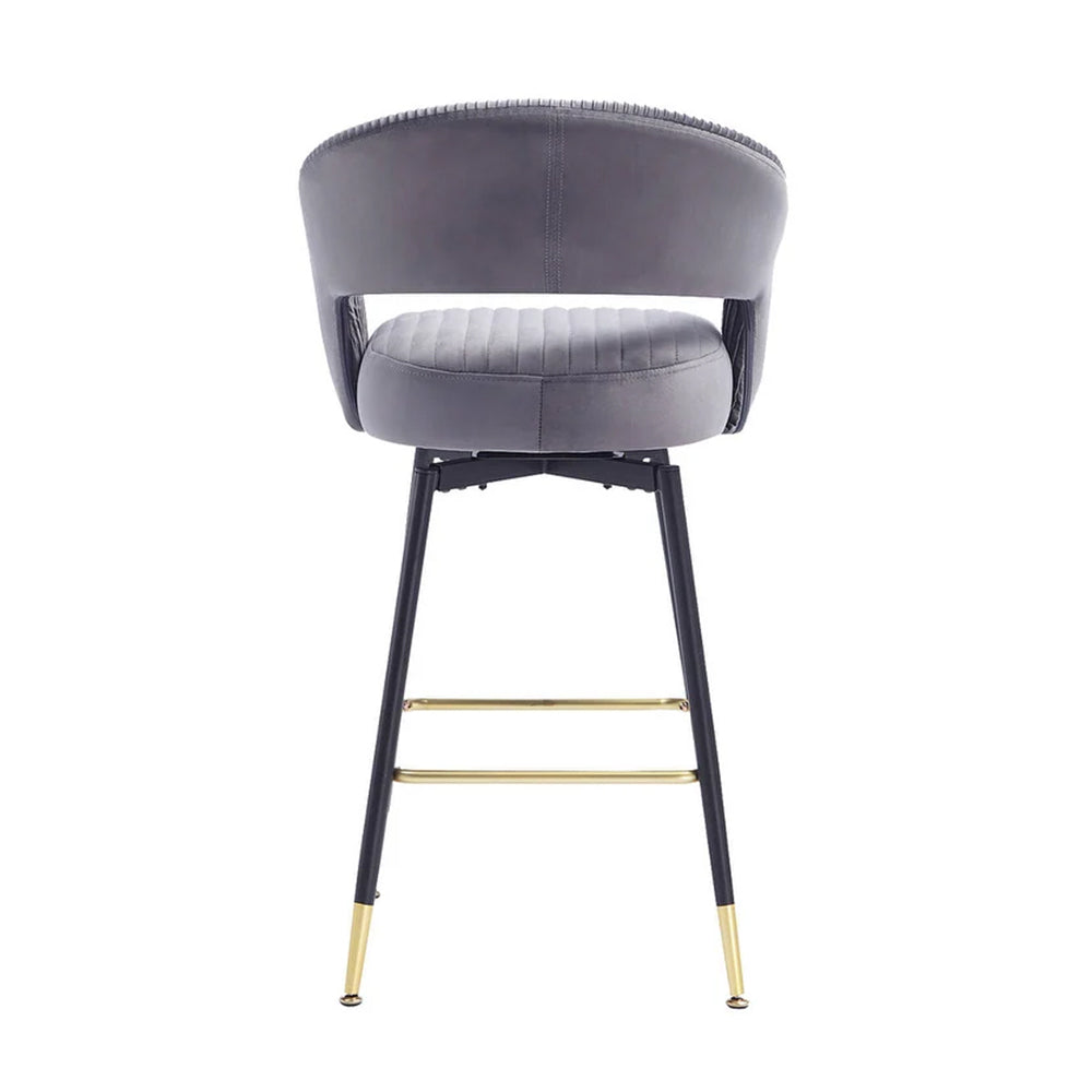 Doe Buck Mixoy Barstool|Grey