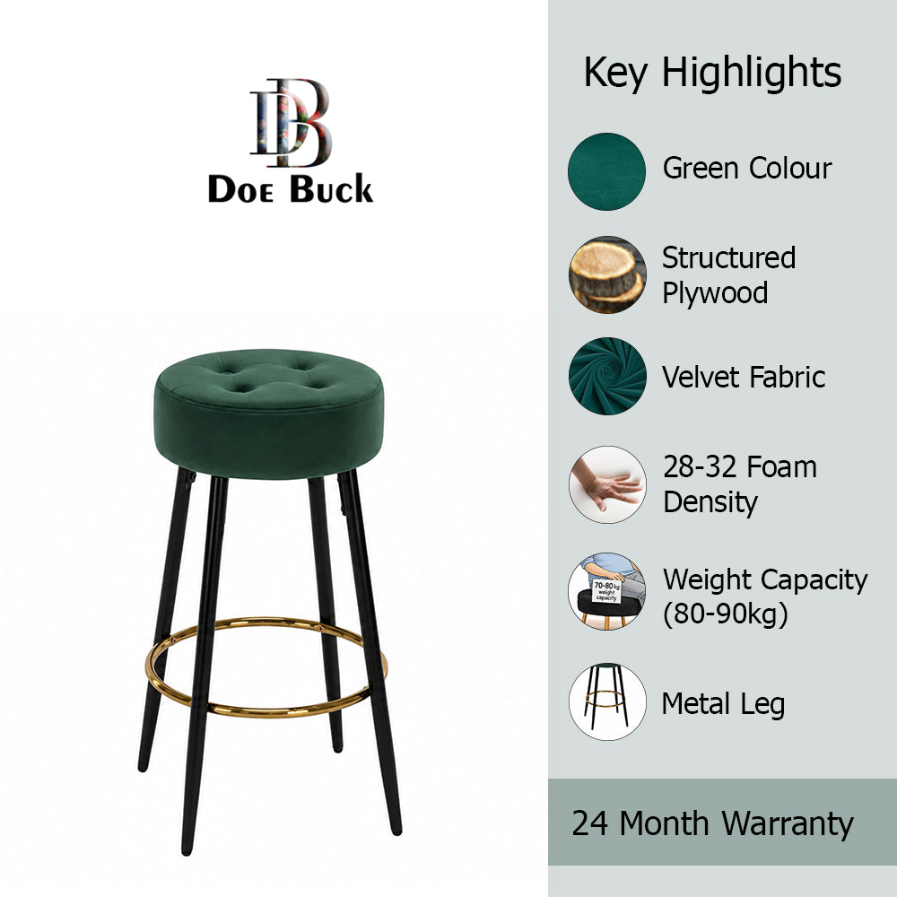 Doe Buck Deria Barstool|Green