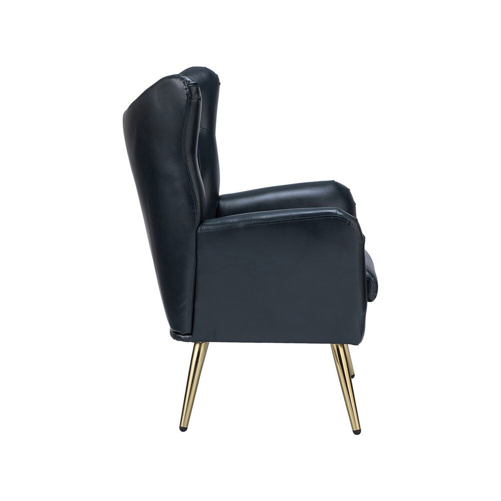 Hedley Accent Chair Black | Classic Armchair Black