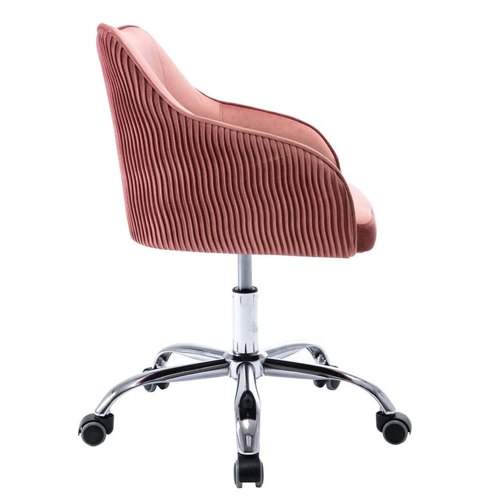 Leisel Task Chair Pink | Adjustable Office Chair Pink