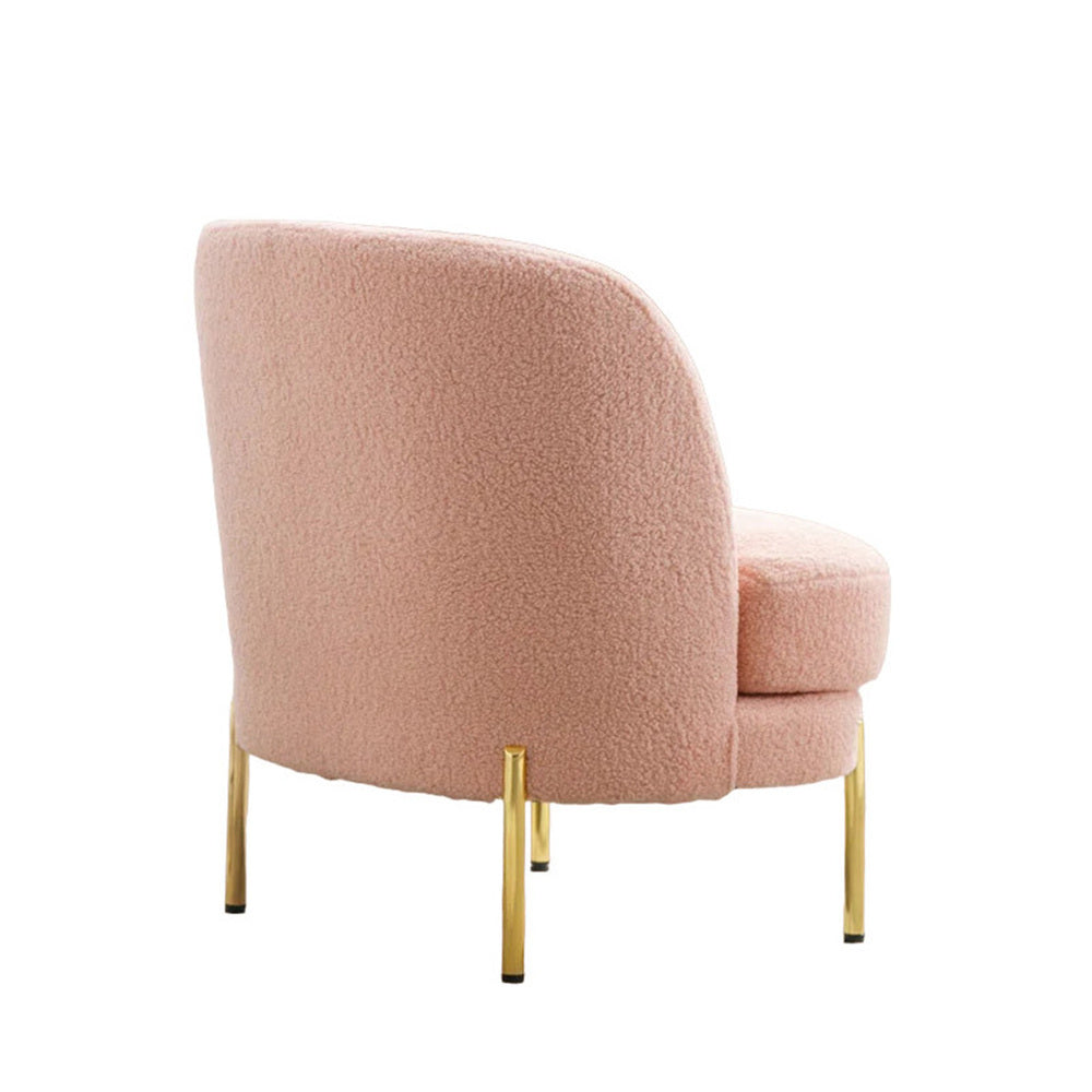 Addaly Accent Chair Pink | Modern Home Accent Chair Rose Pink