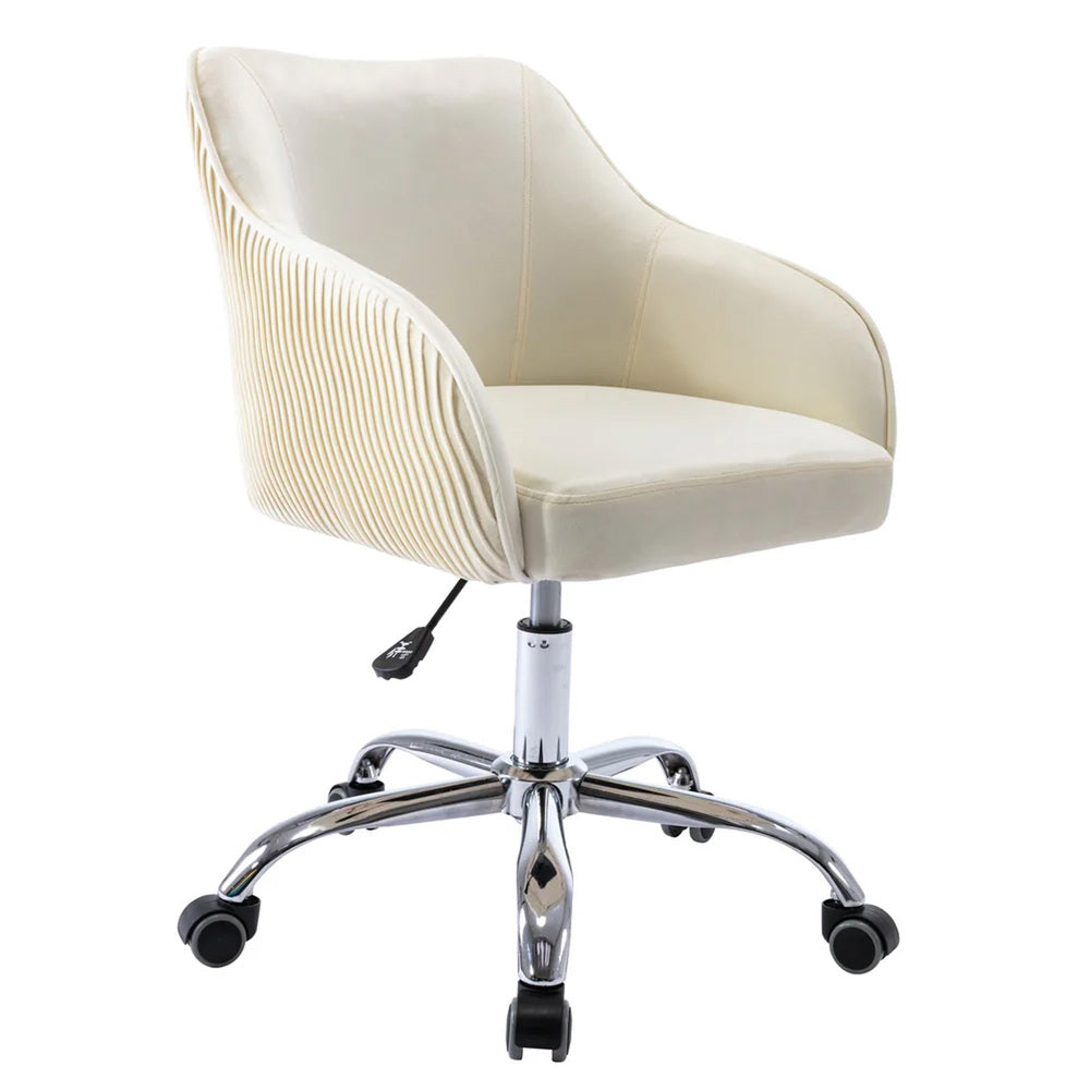 Leisel Task Chair Beige | Adjustable Office Chair Beige