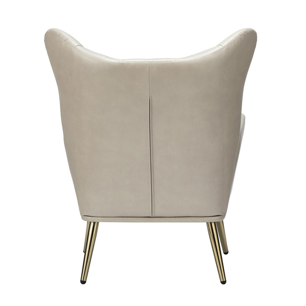 Hedley Accent Chair Beige | Classic Armchair Beige
