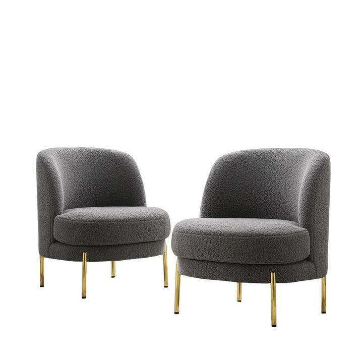 Addaly Accent Chair Grey | Modern Home Accent Chair Stone Grey