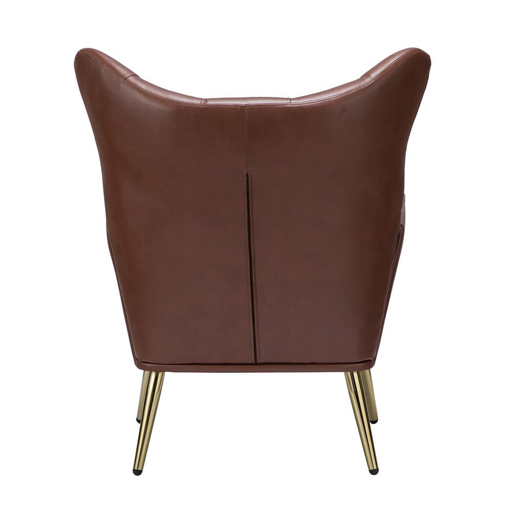 Hedley Accent Chair Brown | Classic Armchair Brown