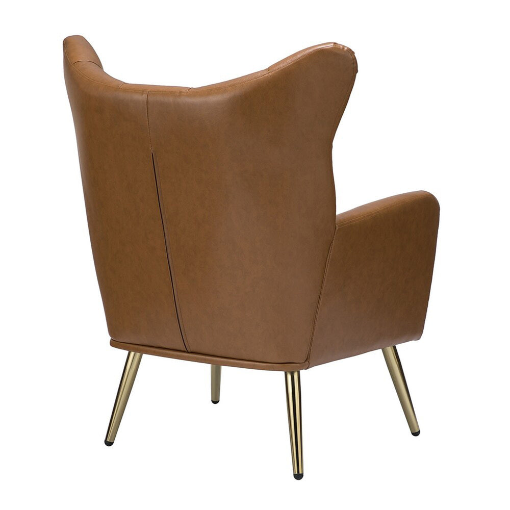 Hedley Accent Chair Tan | Classic Armchair Tan