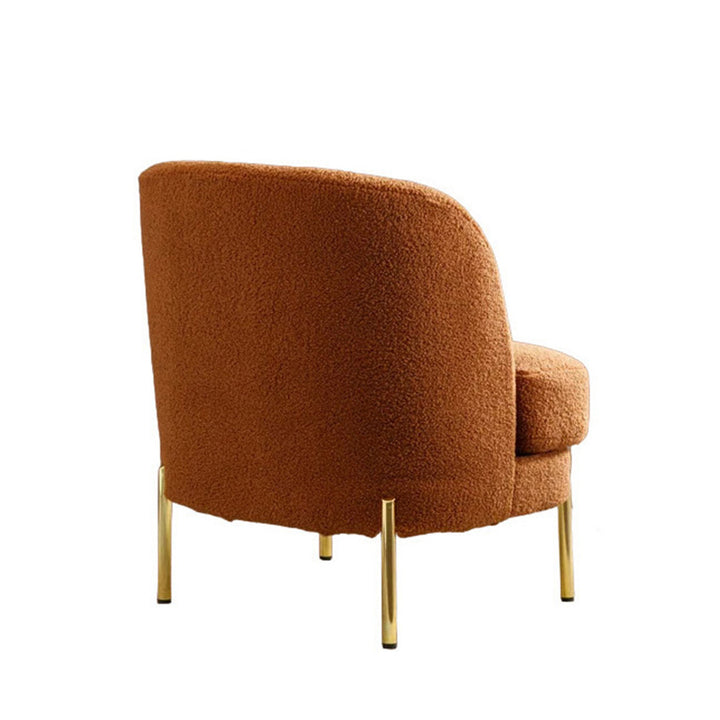 Addaly Accent Chair Orange | Modern Home Accent Chair Burnt Orange