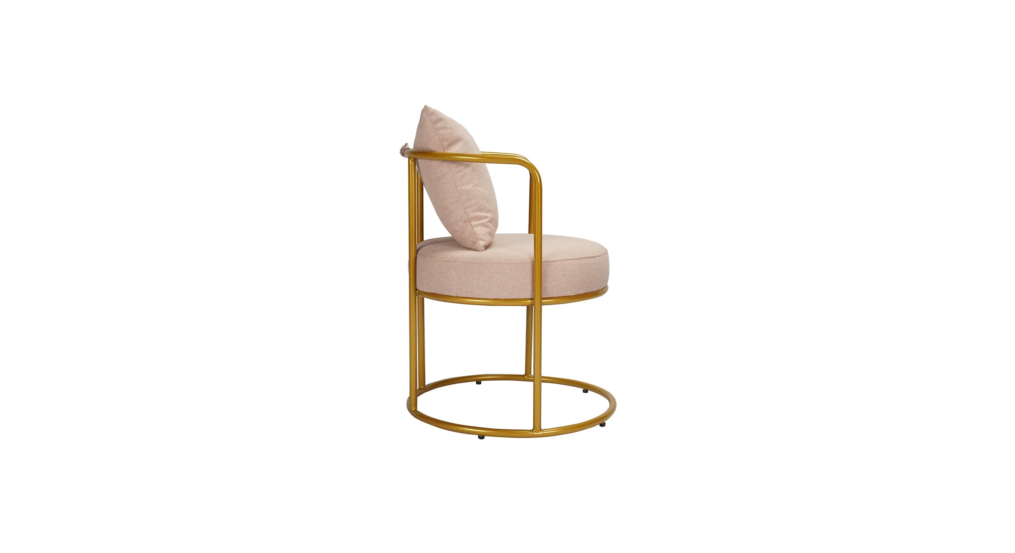 Allex Chair Pink | Minimalist Side Chair Blush Pink