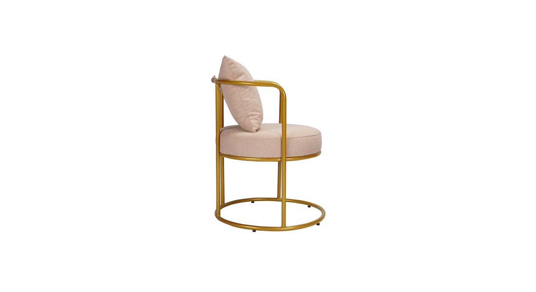 Allex Chair Pink | Minimalist Side Chair Blush Pink