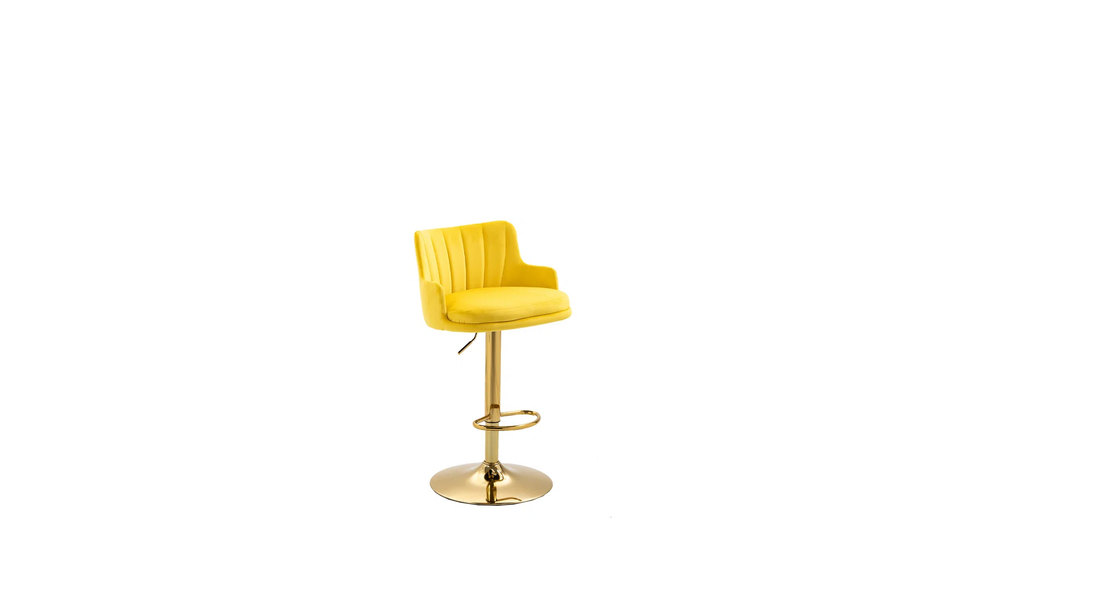 Oliver Bar Stool - Mustard
