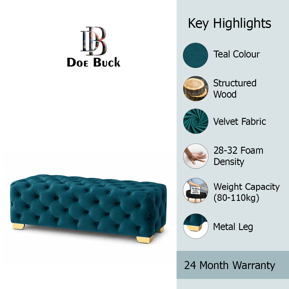 Doe Buck velora bench|Teal