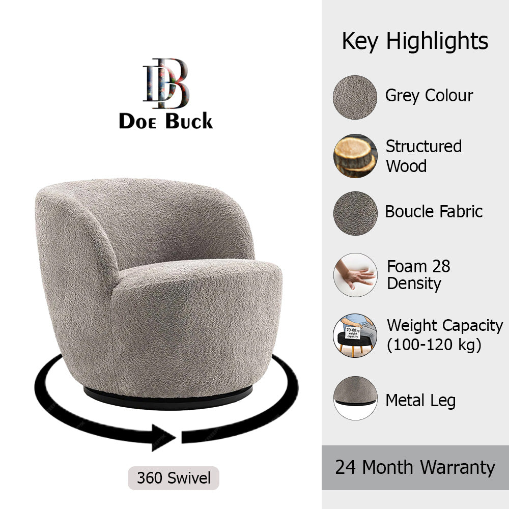 Nikoli Accent Chair | Grey