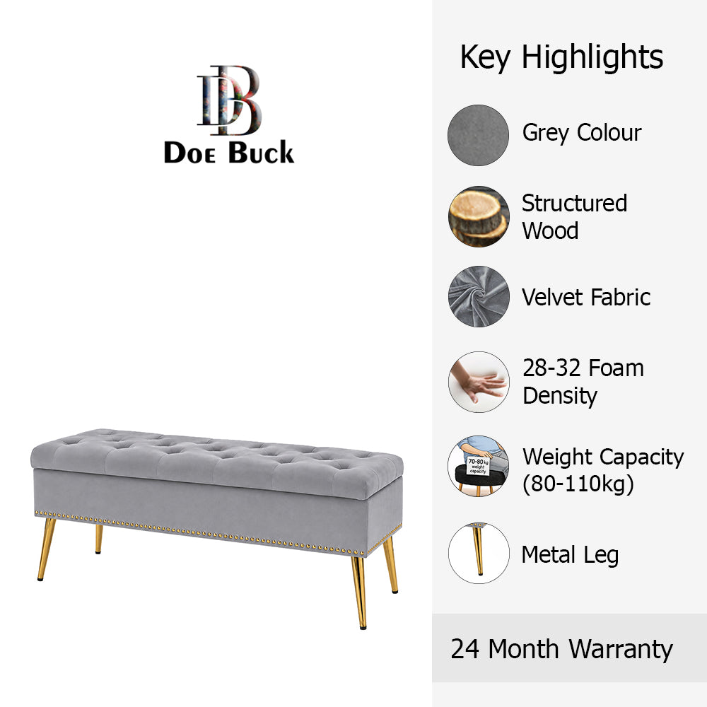 Doe Buck Cove bench|Grey