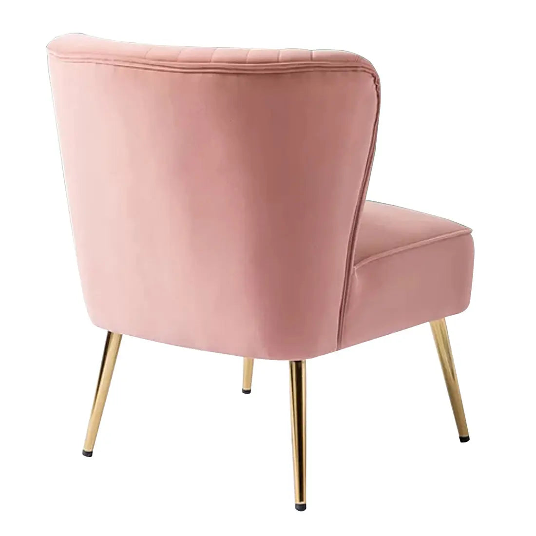 Luna Tufted Accent Chair – Pink