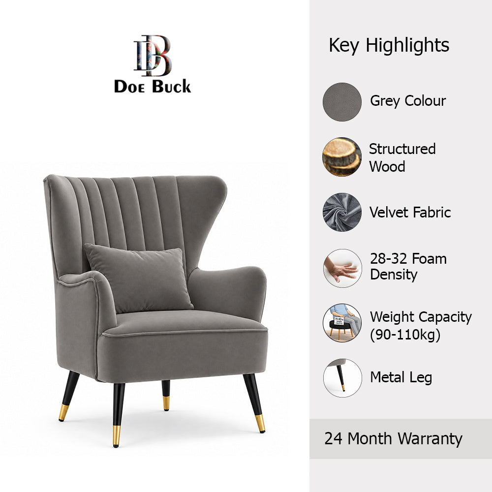 Azriela Accent Lounge Chair | Teal