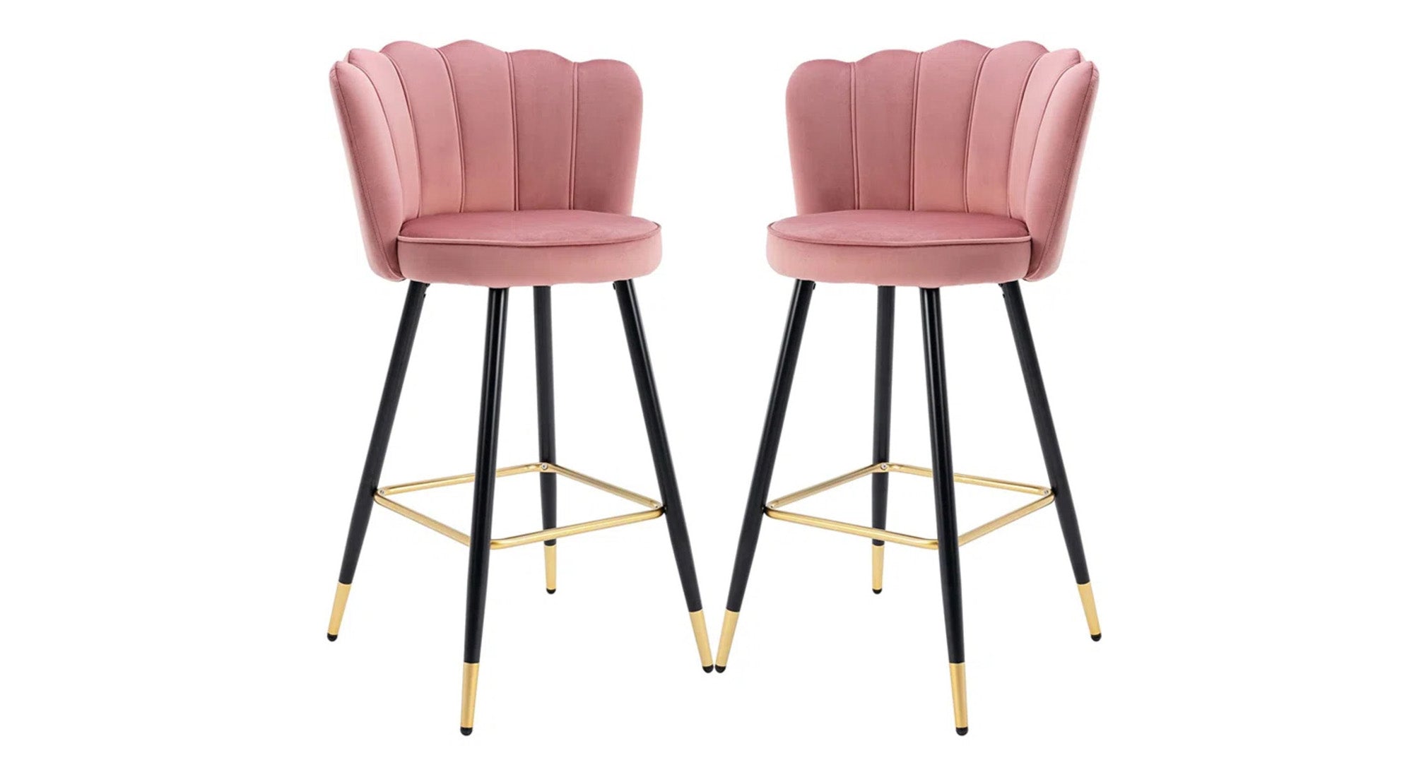 Flower Counter Stool - Pink