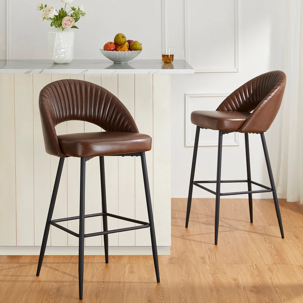 Elmore Bar Stool - Brown