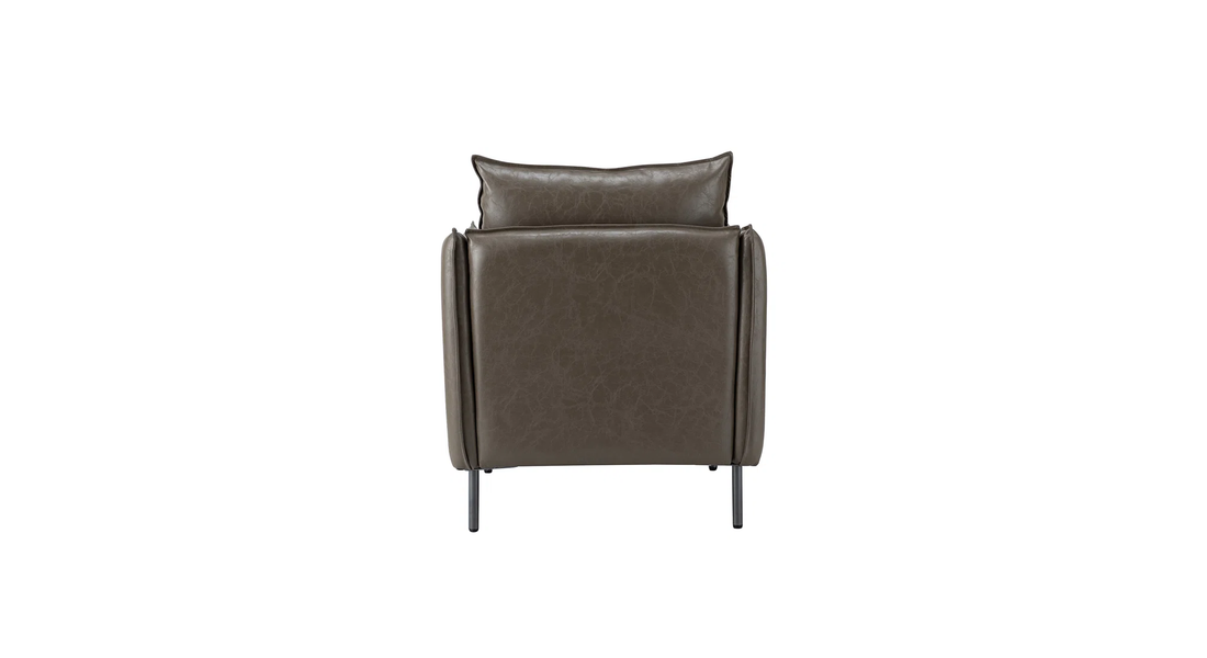 Lucas Accent Chair Grey | Mid Century Accent Chair Smoke Grey
