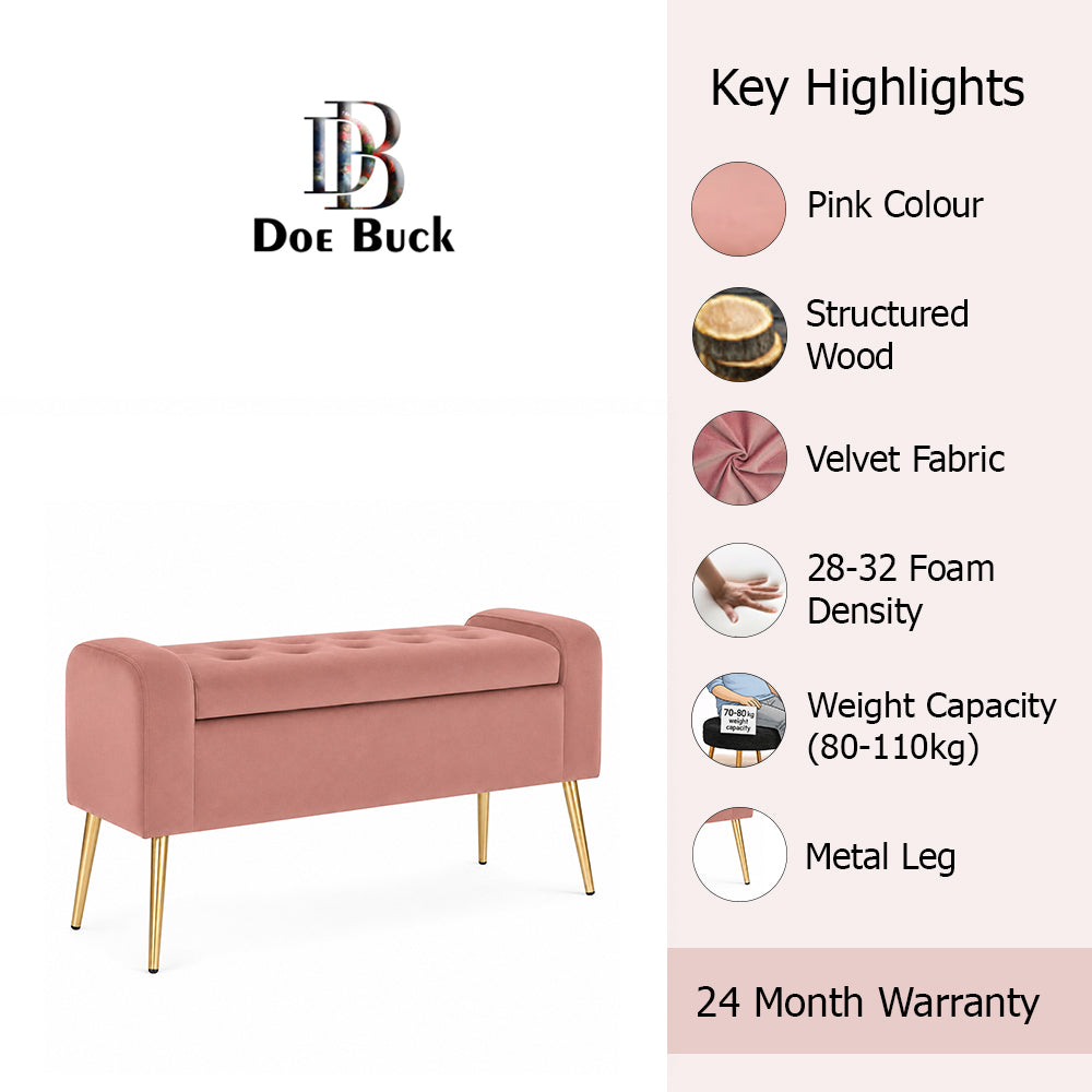 Doe Buck victoria bench|Pink