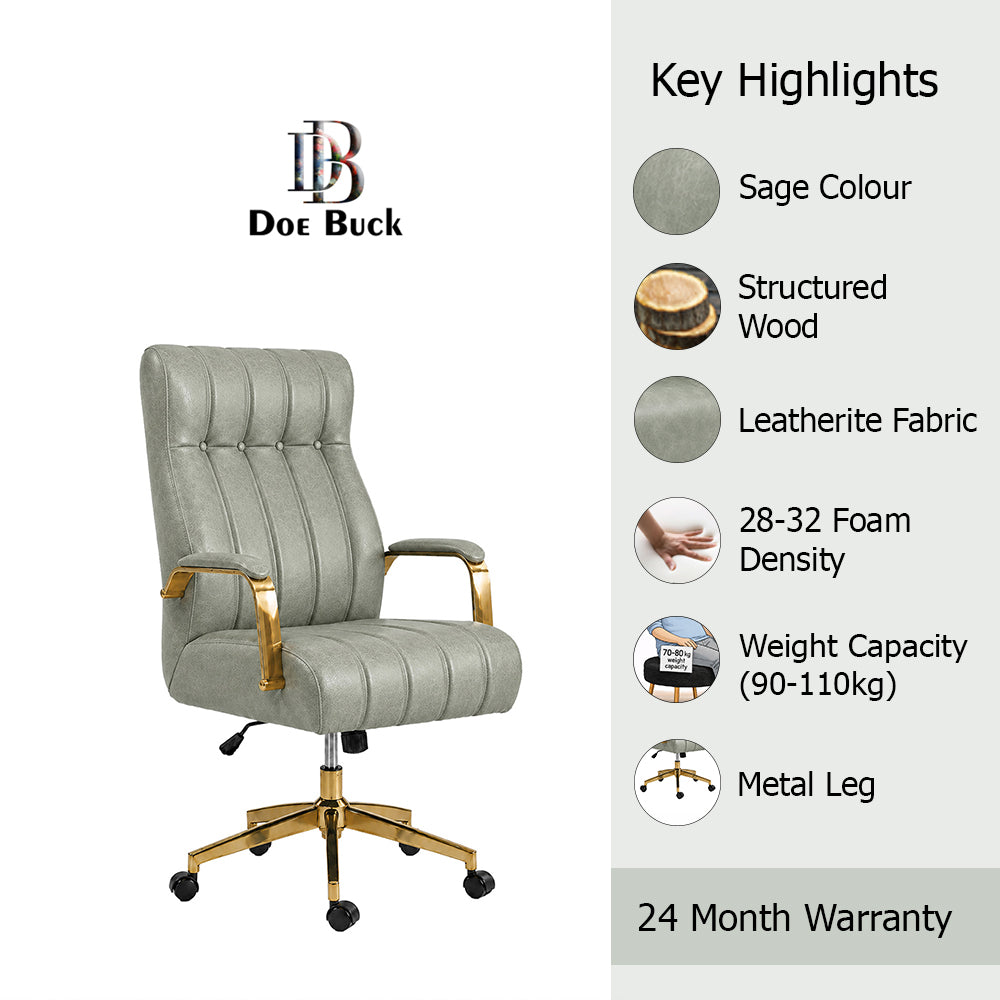 Derrus Office Chair | Sage