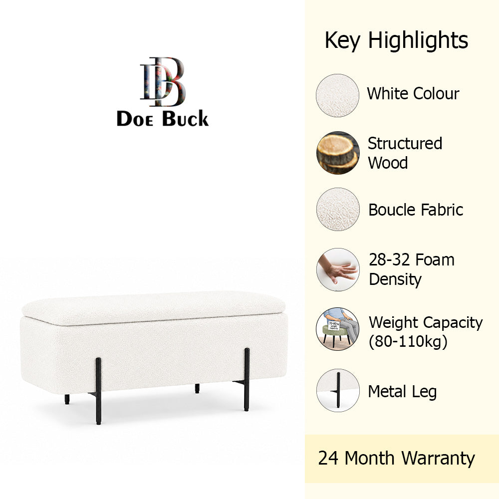 Doe Buck vera bench|White