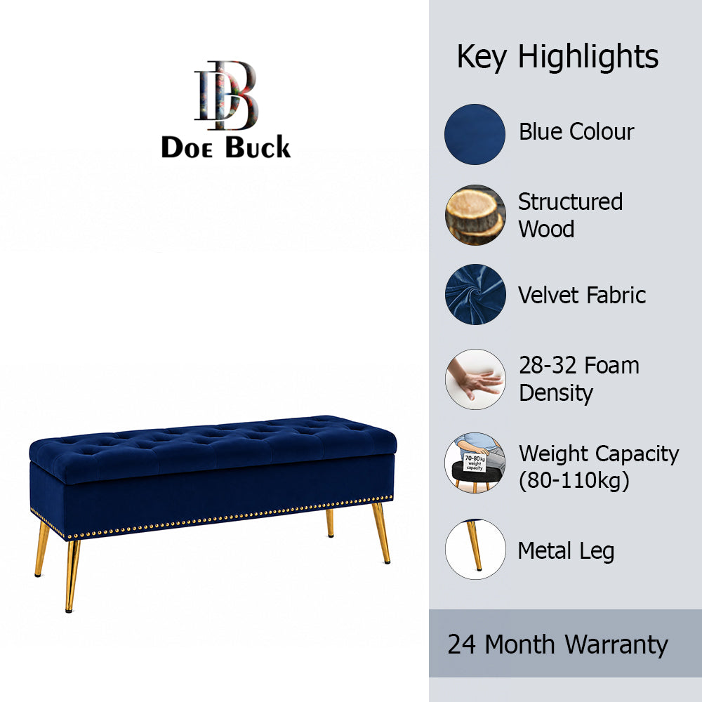Doe Buck Cove bench|Blue