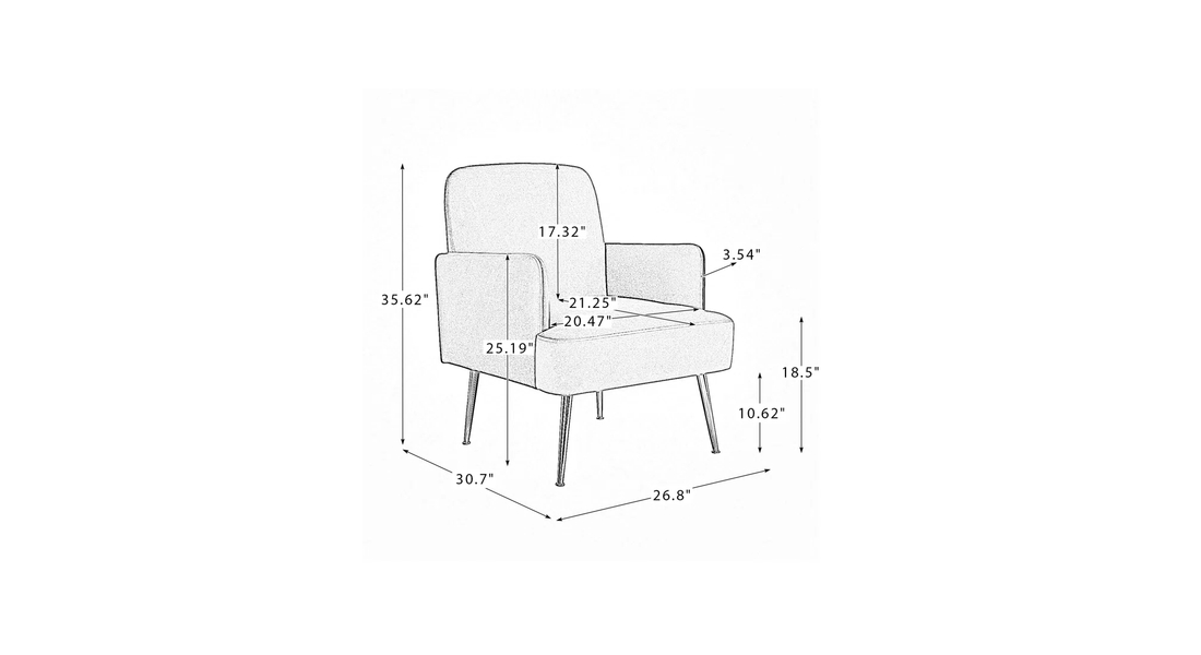 Esme Accent Chair Green | Modern Upholstered Accent Chair Olive Green